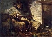 unknow artist Sheep 155 oil painting reproduction